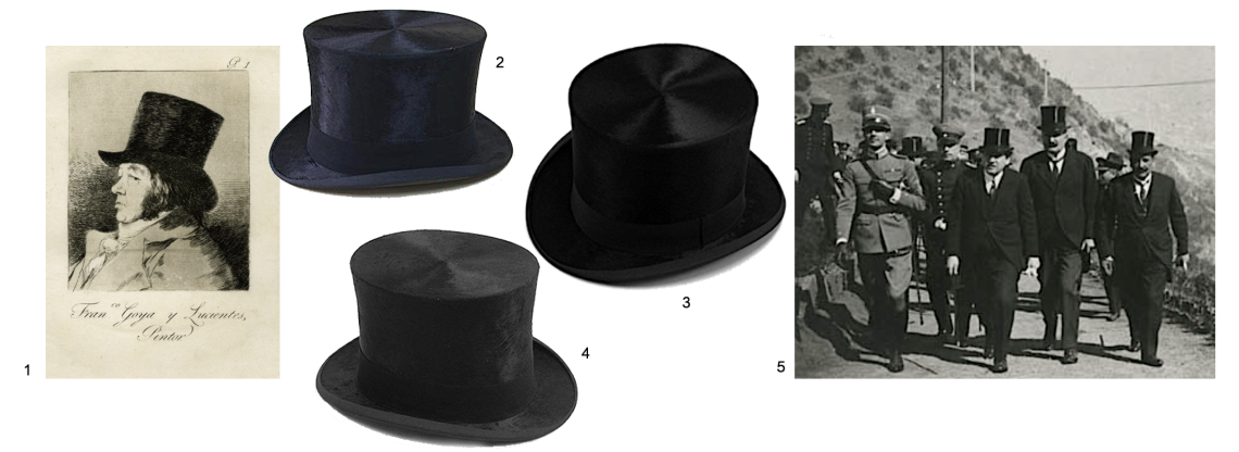 Sombrero Alto Popularizado En El Siglo 19